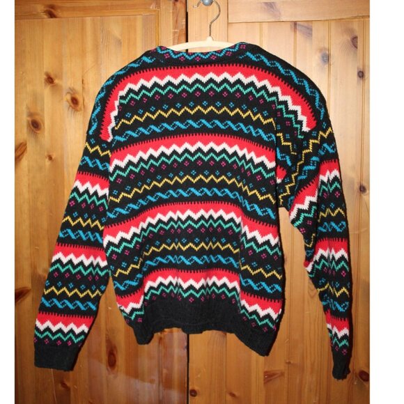 Vintage Petite Chaus Cotton Sweater SIze M Petite - Picture 3 of 9